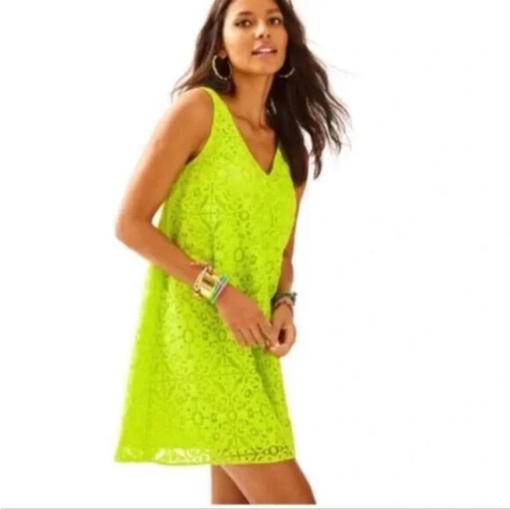 Lilly Pulitzer Anamaria Lace Tank Mini Dress